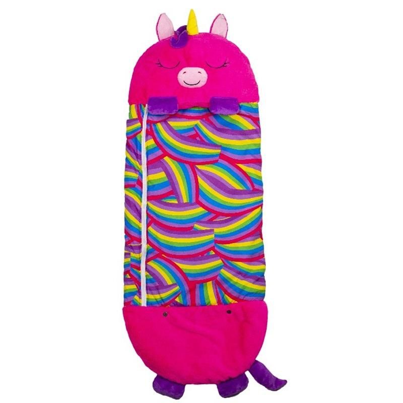 Happy Nappers 2 az 1-ben nagy hálózsák - pink unikornis, 168 cm