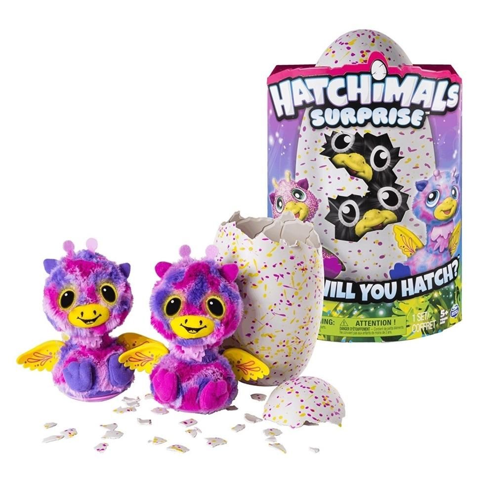 Hatchimals Giraven ikrek sárga tojásban