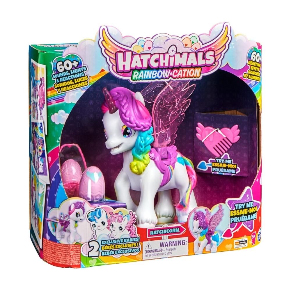 Hatchimals Hatchicorn Varázslatos szárnyak interaktív unikornis