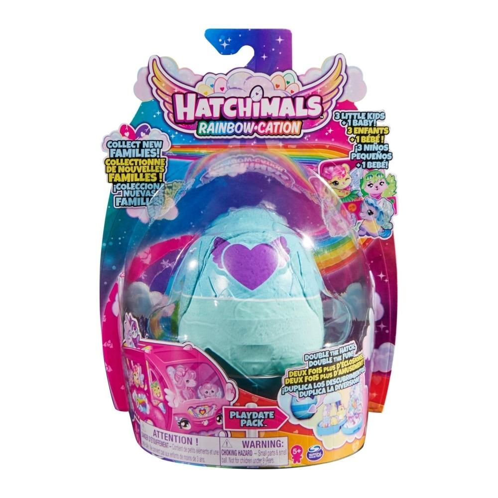 Hatchimals Rainbow-Cation családi kaland meglepetés játékszett (többféle)