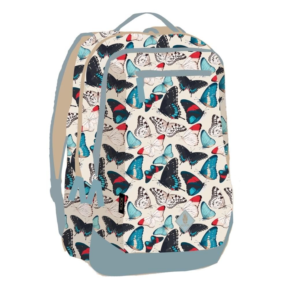 Hátizsák Trend+, 5-8 oszt. - XLook, Butterfly