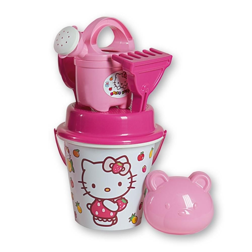 Hello Kitty 6 részes homokozó szett locsolókannával (kétféle)
