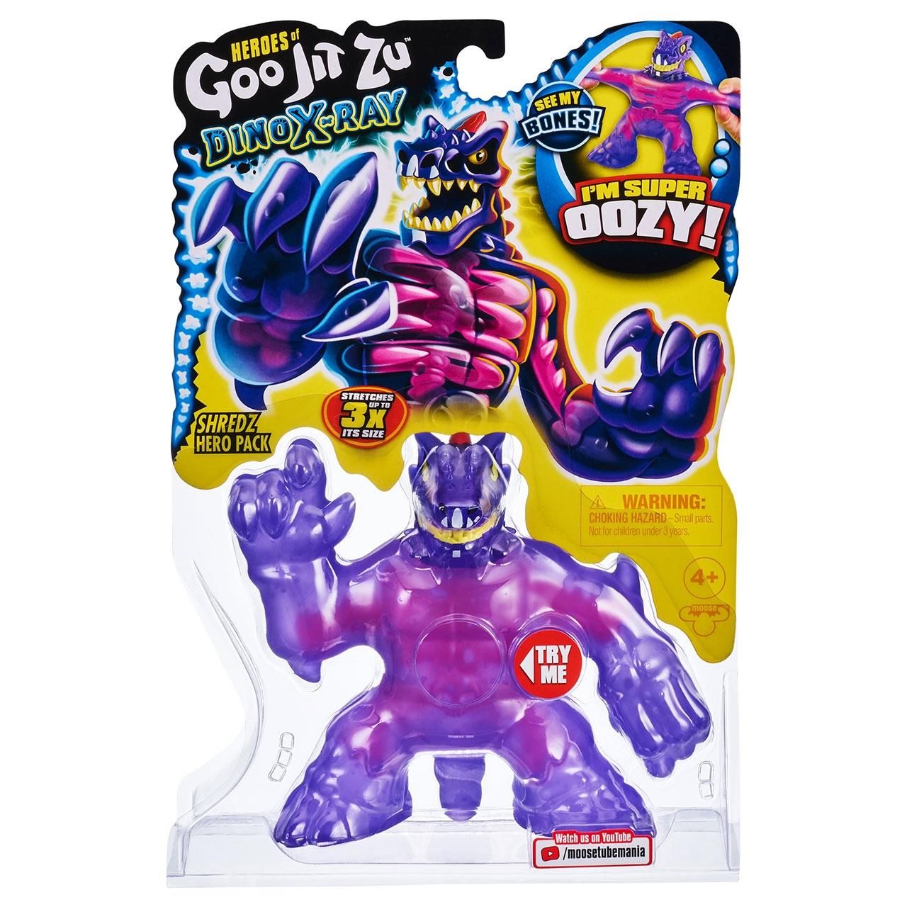 Heroes of Goo Jit Zu nyújtható akciófigurák - Dino X-Ray - Shredz