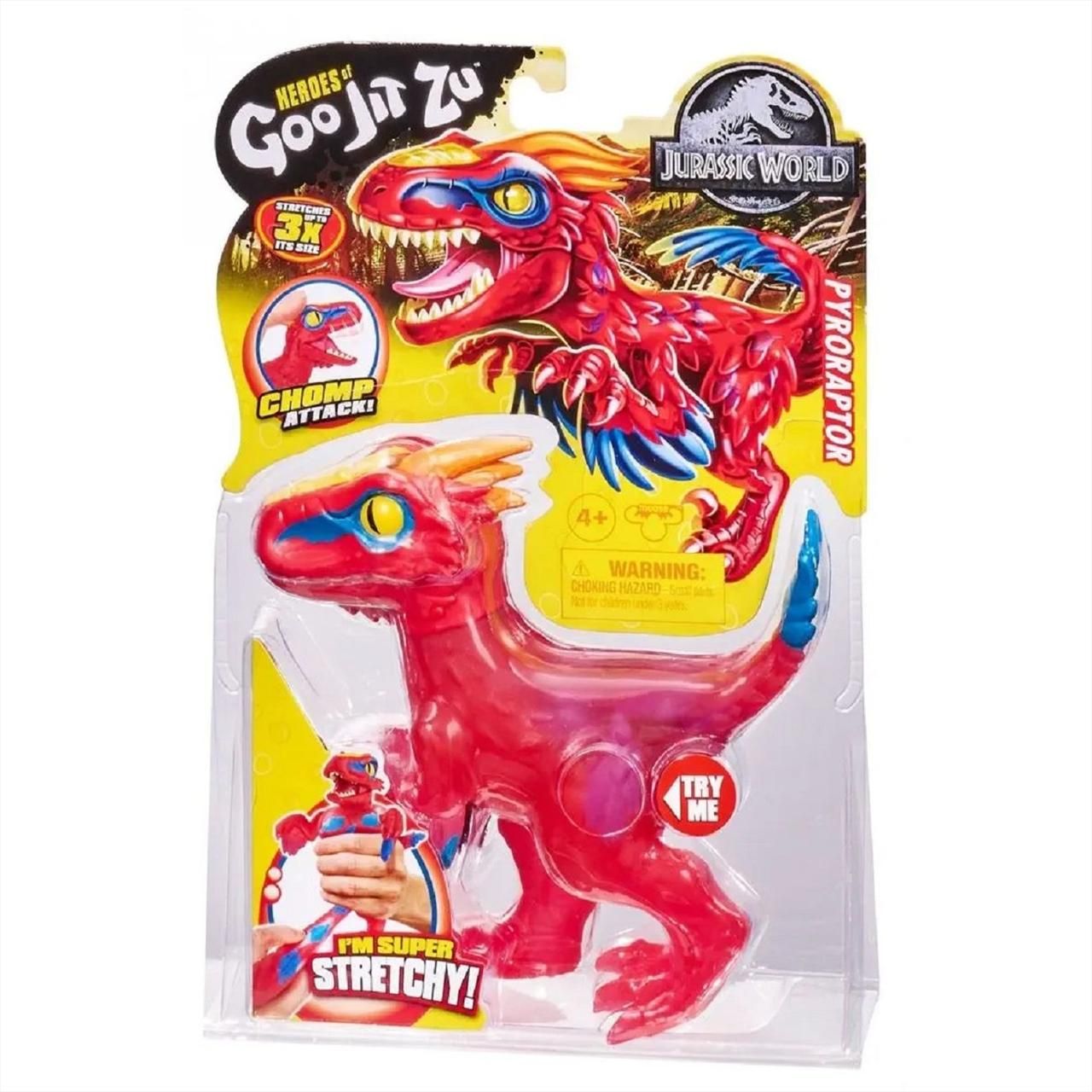 Heroes of Goo Jit Zu nyújtható akciófigurák - Jurassic World dinó - Pyroraptor