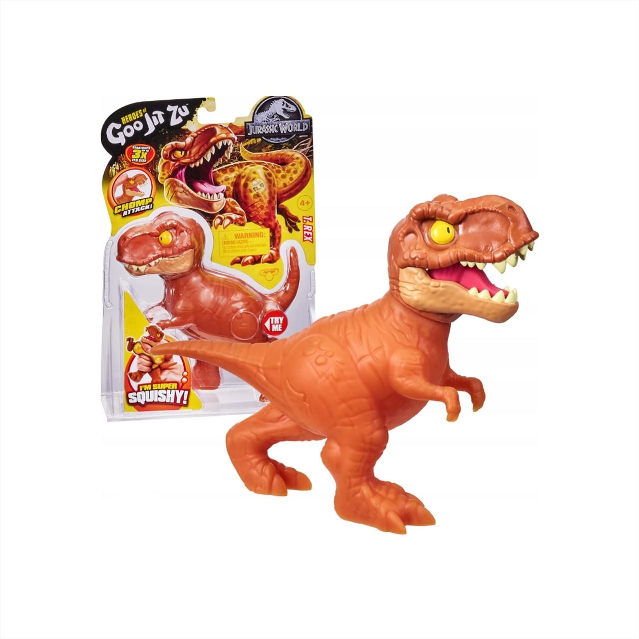 Heroes of Goo Jit Zu nyújtható akciófigurák - Jurassic World dinó - T-Rex