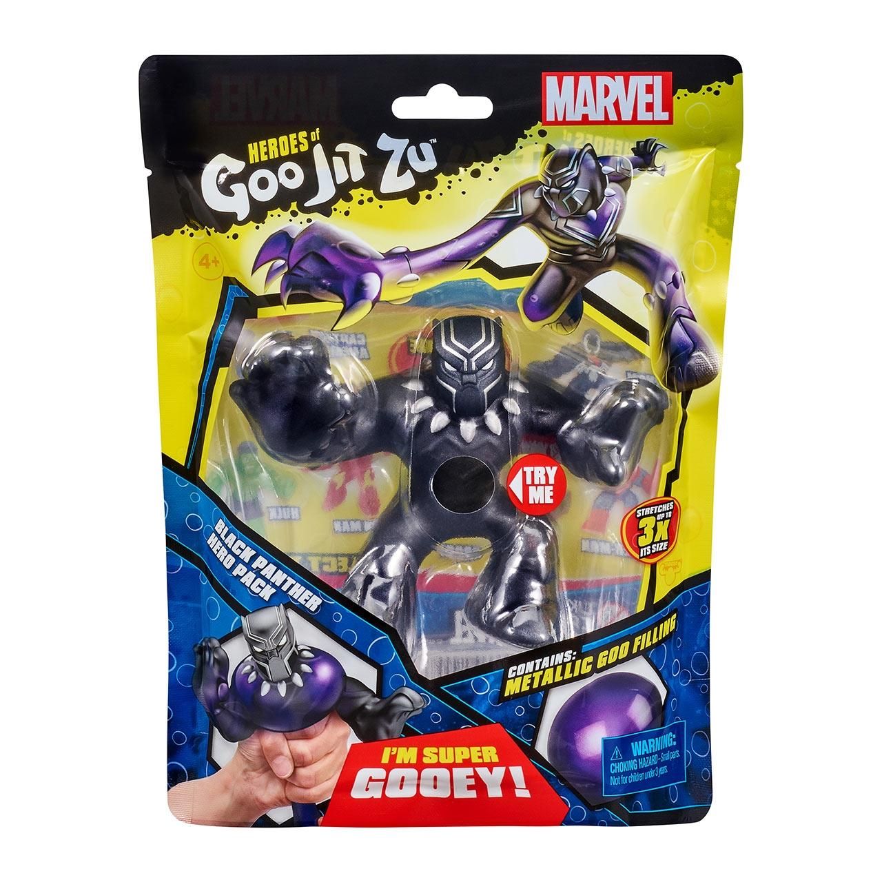 Heroes of Goo Jit Zu nyújtható akciófigurák - Marvel hős - Fekete párduc