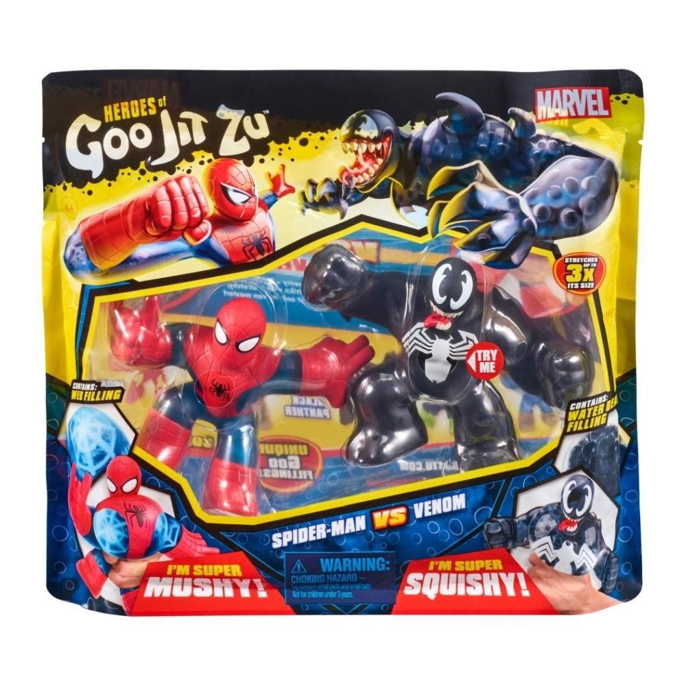 Heroes of Goo Jit Zu nyújtható Marvel hősök - Pókember Venom ellen