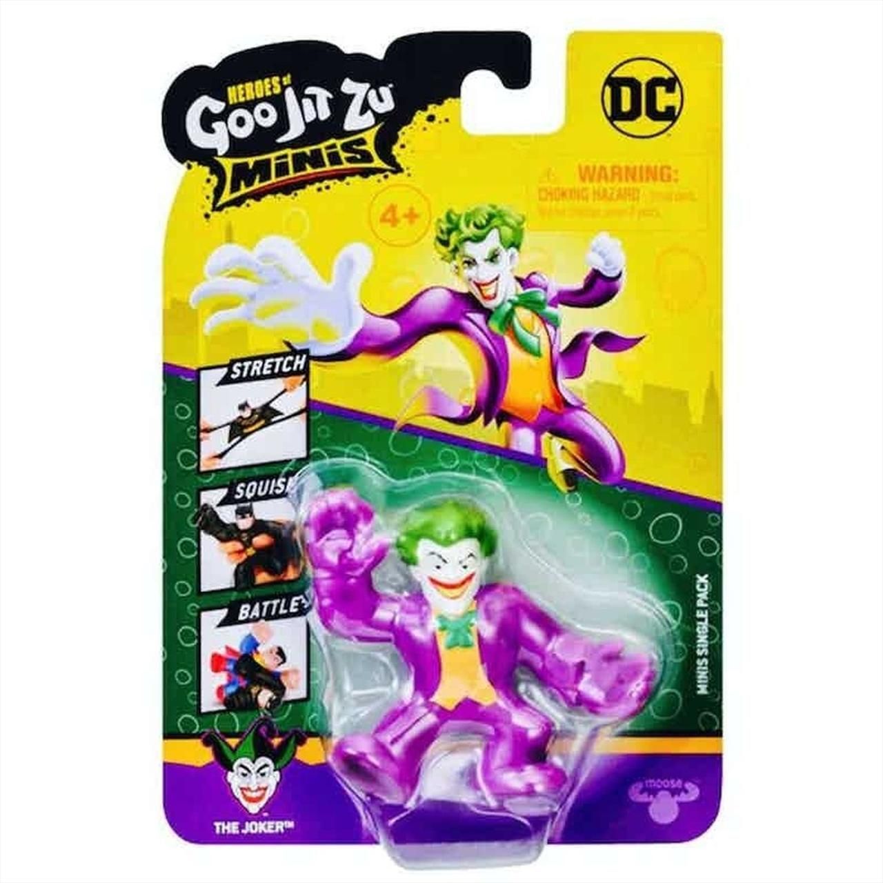 Heroes of Goo Jit Zu nyújtható mini akciófigurák - DC hős - Joker