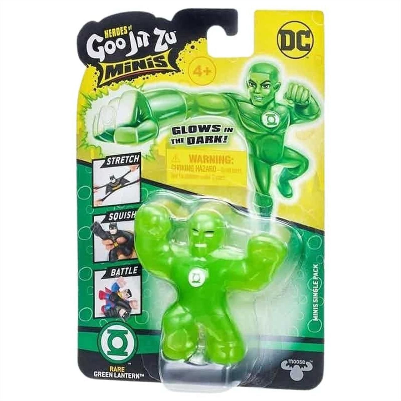 Heroes of Goo Jit Zu nyújtható mini akciófigurák - DC hős - Zöld Lámpás, ritka