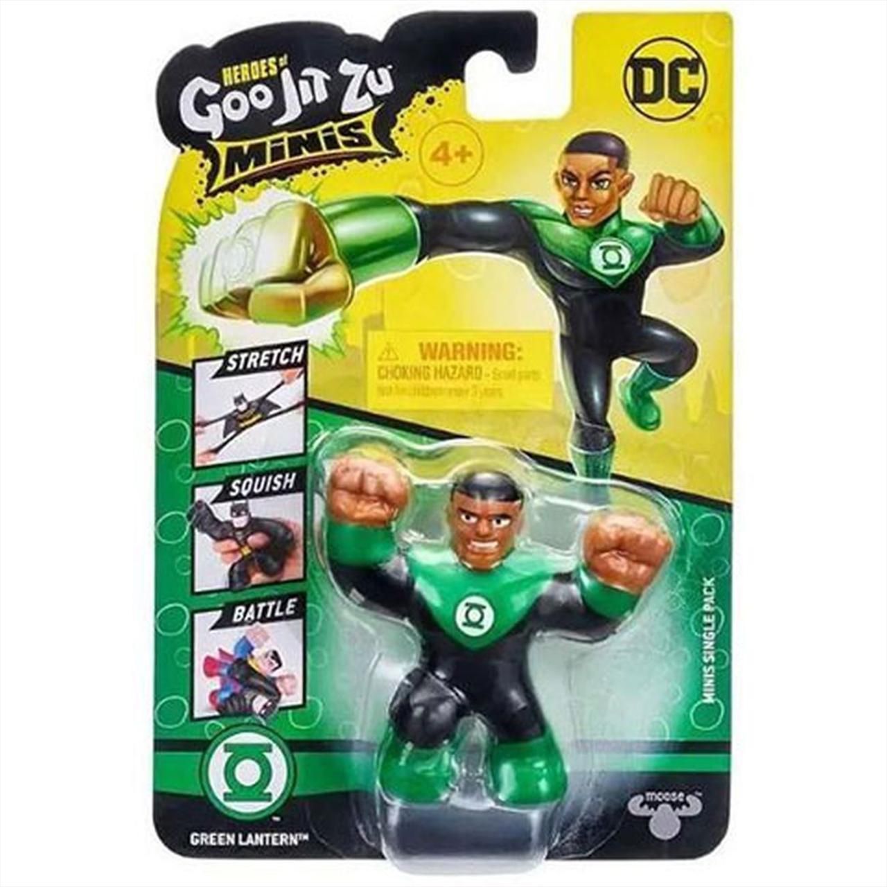 Heroes of Goo Jit Zu nyújtható mini akciófigurák - DC hős - Zöld Lámpás