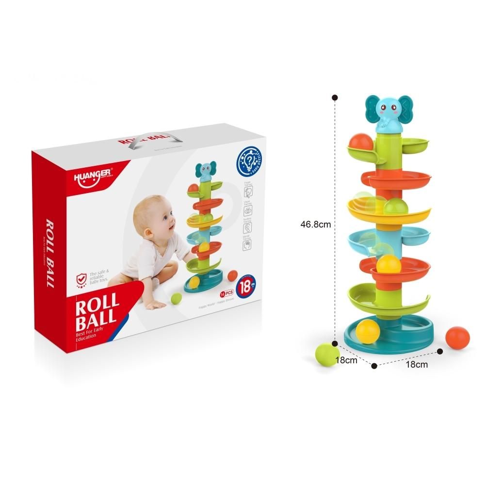 Hétszintes elefántos bébi golyópálya