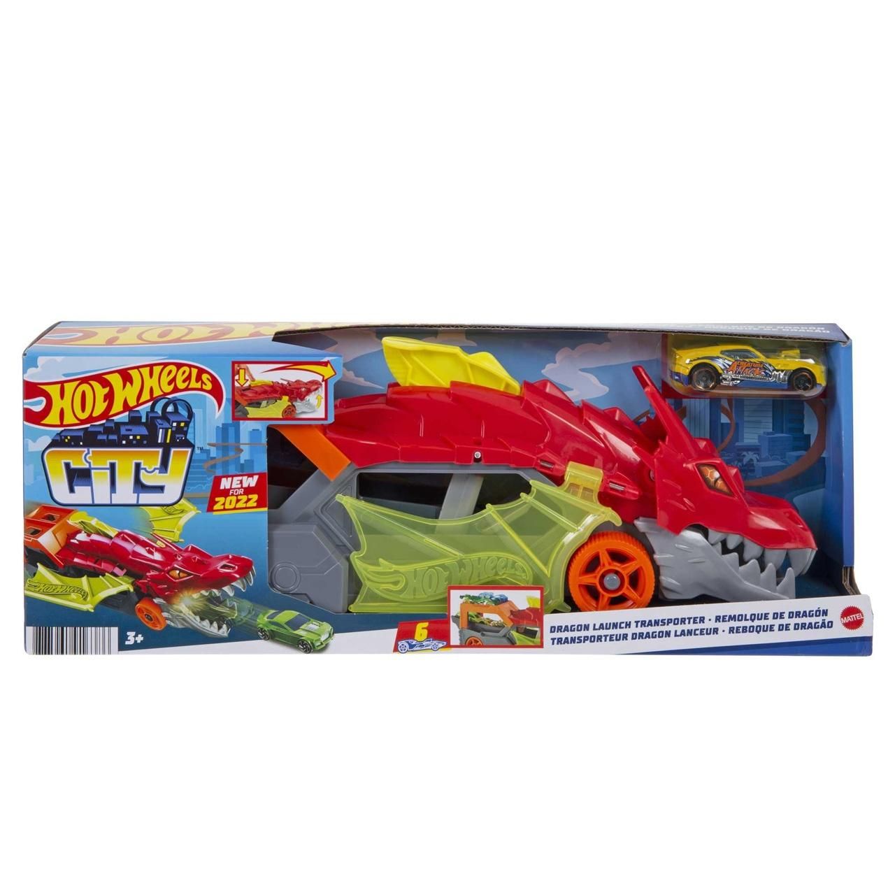 Hot Wheels Autófaló sárkány játékszett (GTK42)