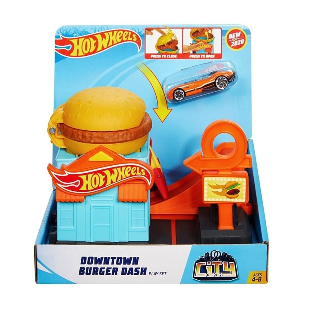 Hot Wheels City alap pálya - Burger Dash Playset