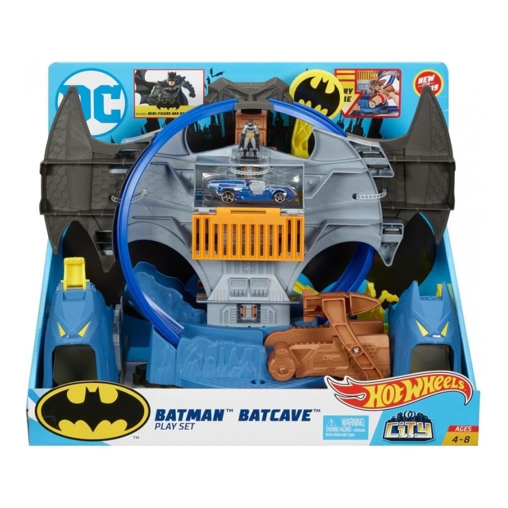 Hot Wheels City Batman barlangja szett