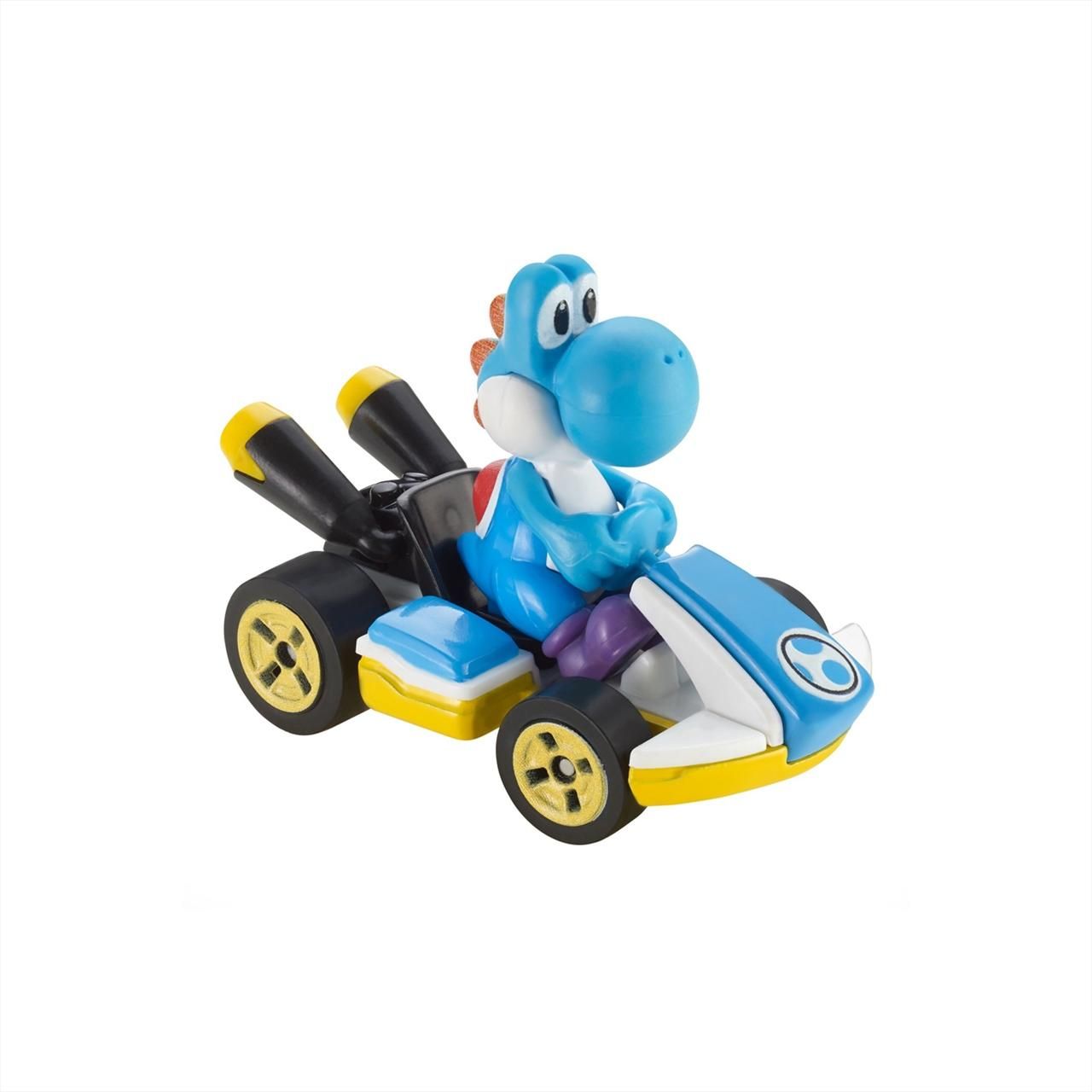 Hot Wheels Mario Kart kisautó - Standard Kart Világoskék Yoshi (GBG25/GBG35)
