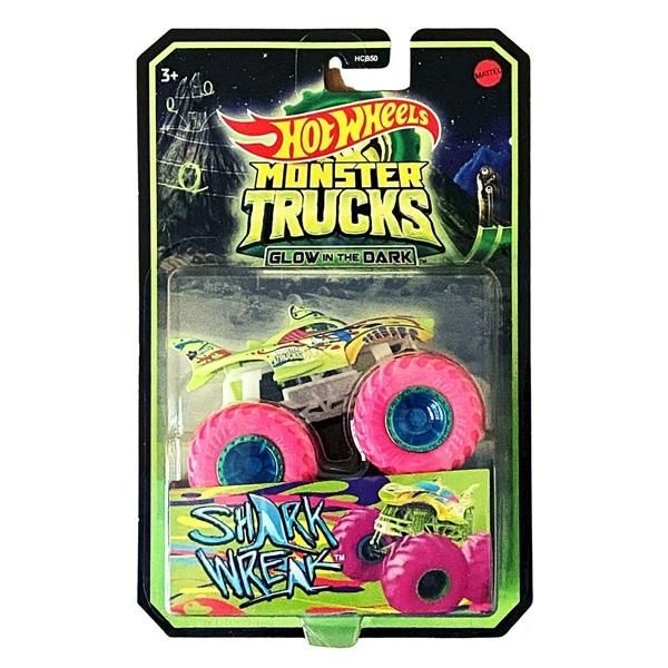 Hot Wheels Monster Truck sötétben világító autó - Shark Wreak (HCB50/HGX15)