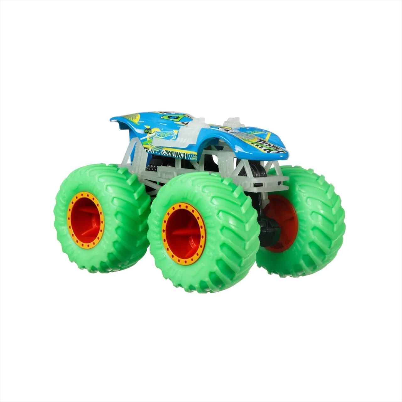 Hot Wheels Monster Truck sötétben világító autó - Twin Mill (HCB50/HCB52)