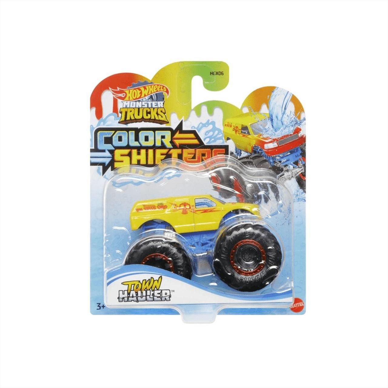 Hot Wheels Monster Truck színváltós autó - Town Hauler