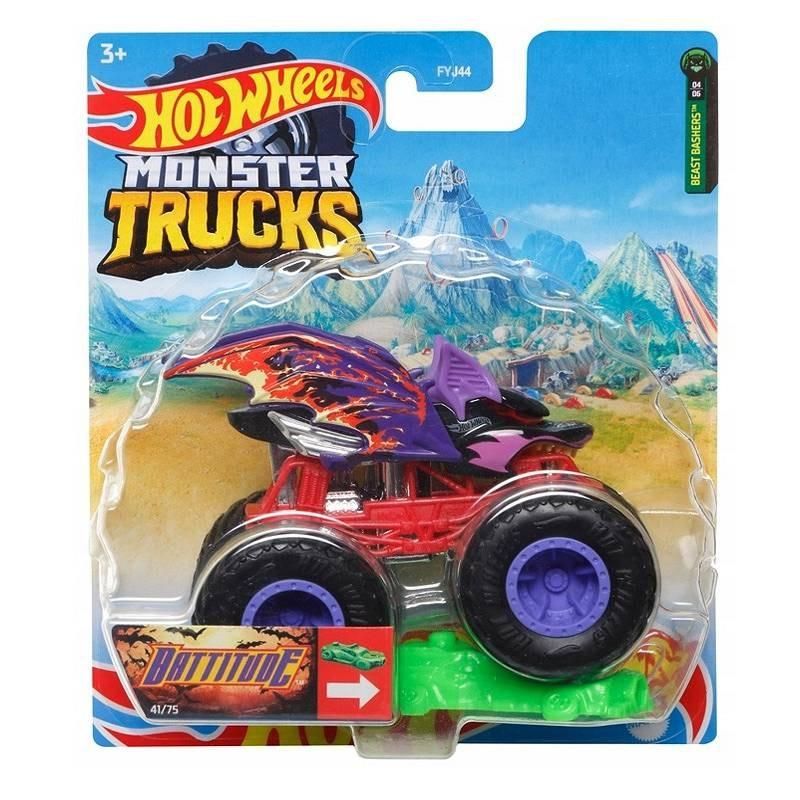 Hot Wheels Monster Trucks kisautó 1:64 - Battitude (FYJ44/HCP38)