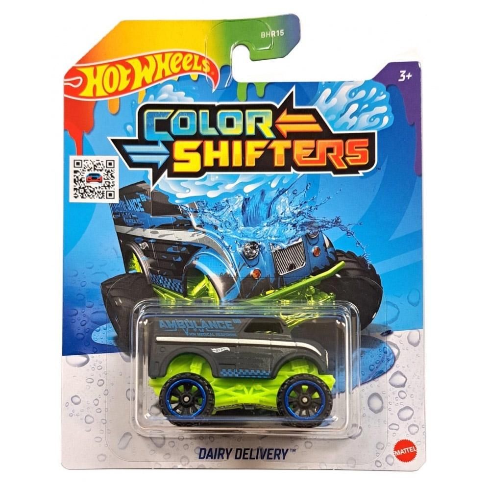 Hot Wheels színváltós kisautó - Dairy Delivery (BHR15/GBF29)
