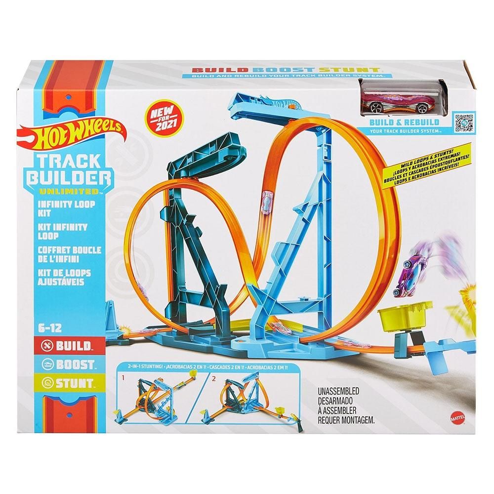 Hot Wheels Track Builder végtelen hurok pályaszett