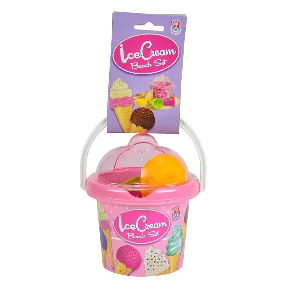 Ice Cream Gelarto 5 részes homokozó szett pink