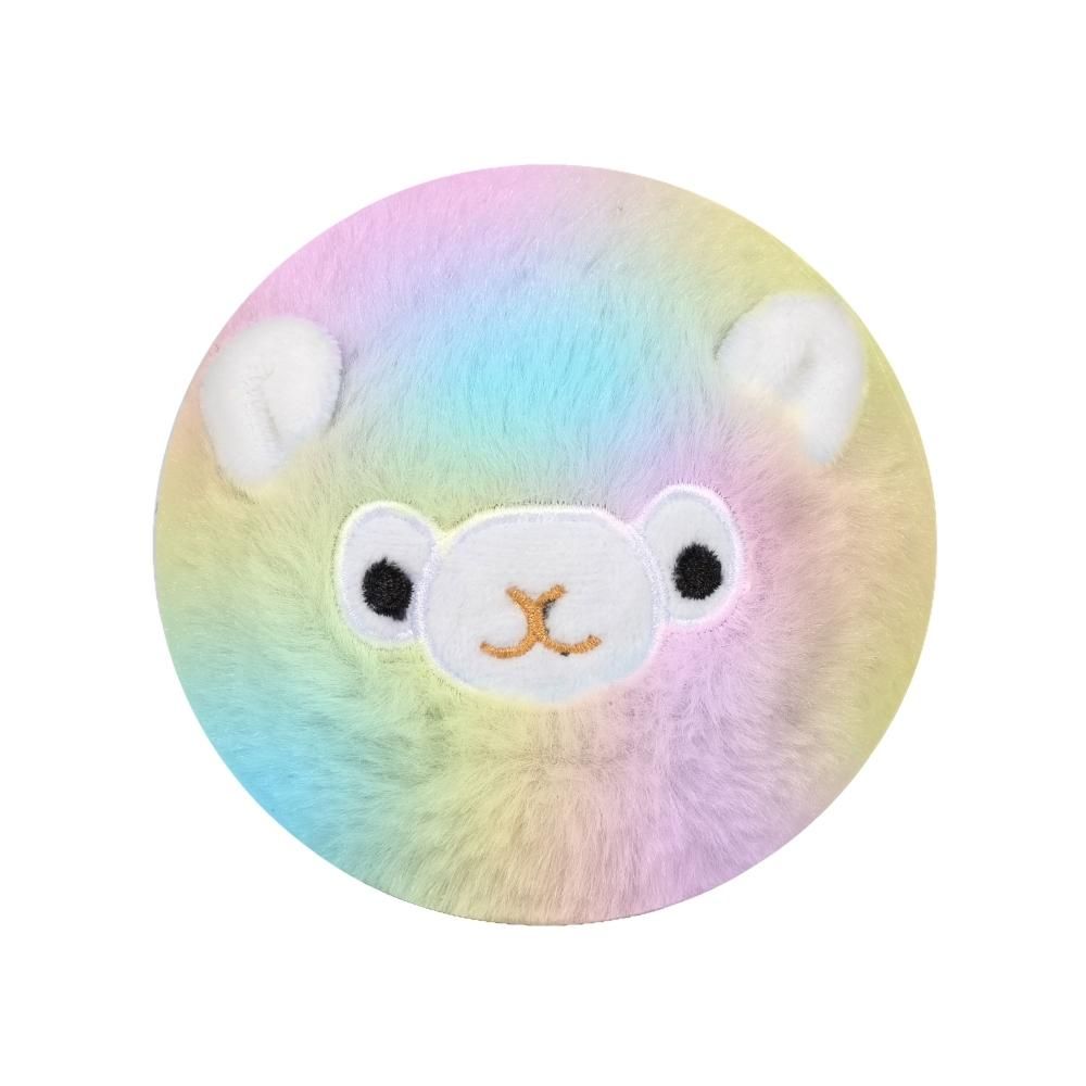 Ilanit Láma plüss stresszlabda 9 cm - szivárvány