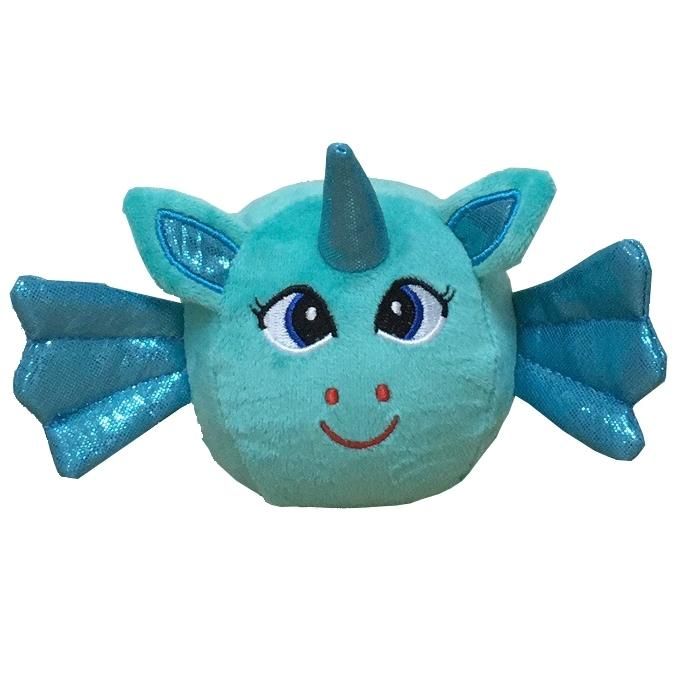 Ilanit Unikornis plüss stresszlabda 9 cm - kék