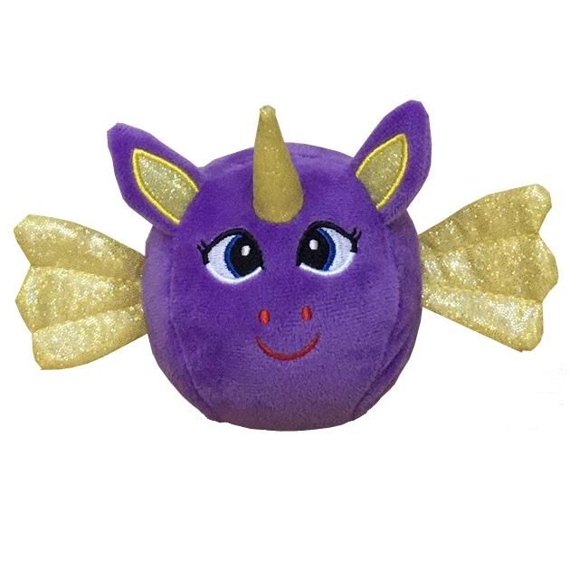 Ilanit Unikornis plüss stresszlabda 9 cm - lila