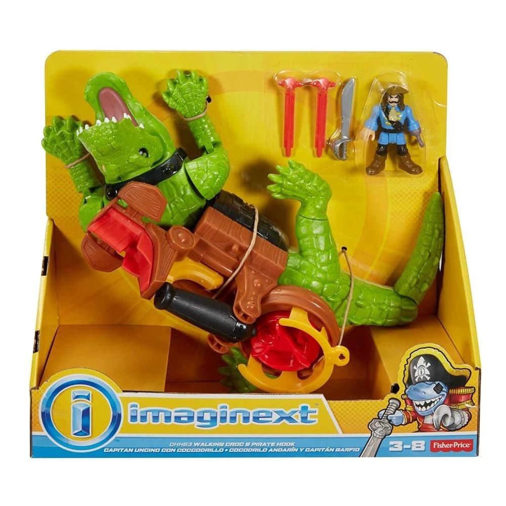 Imaginext sétáló krokodil és Hook kapitány