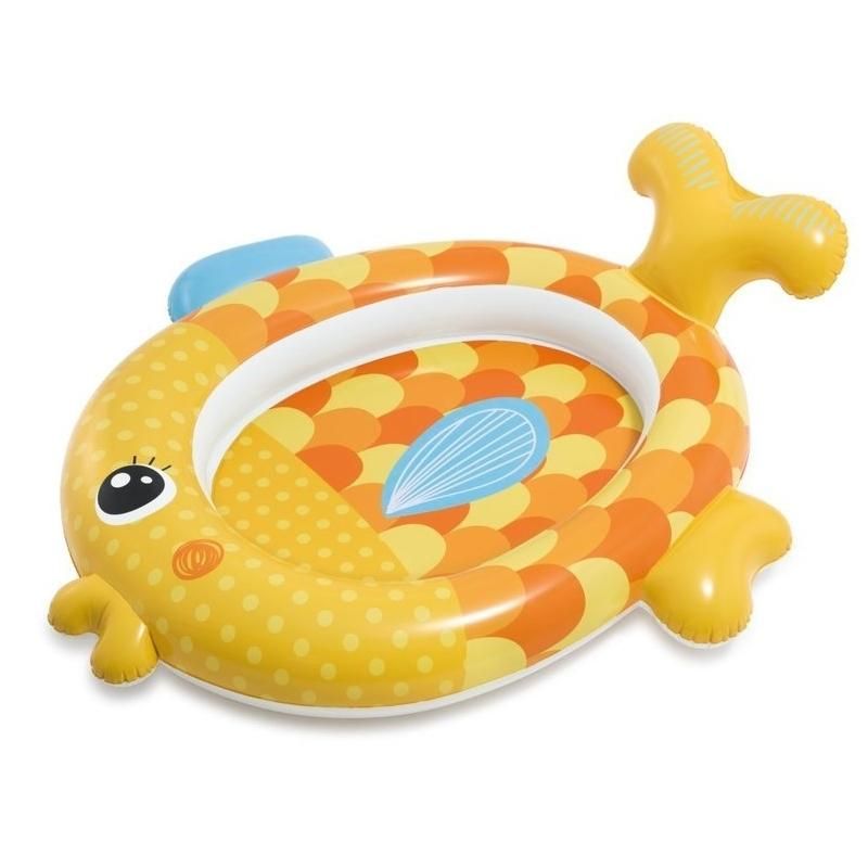 Intex Aranyhal felfújható bébimedence 140x124x34 cm