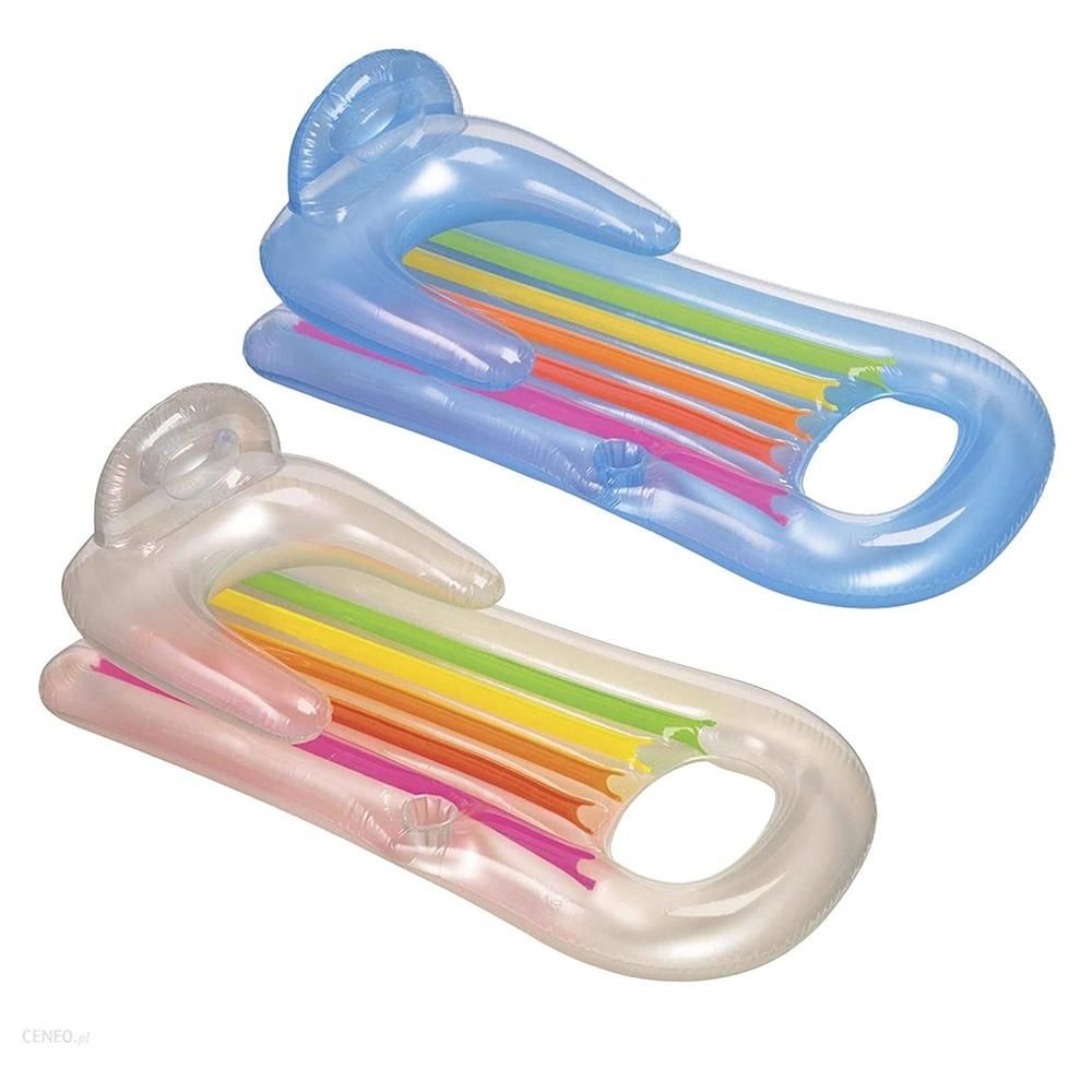 Intex King Kool háttámlás átlátszó matrac 160x85 (többféle)