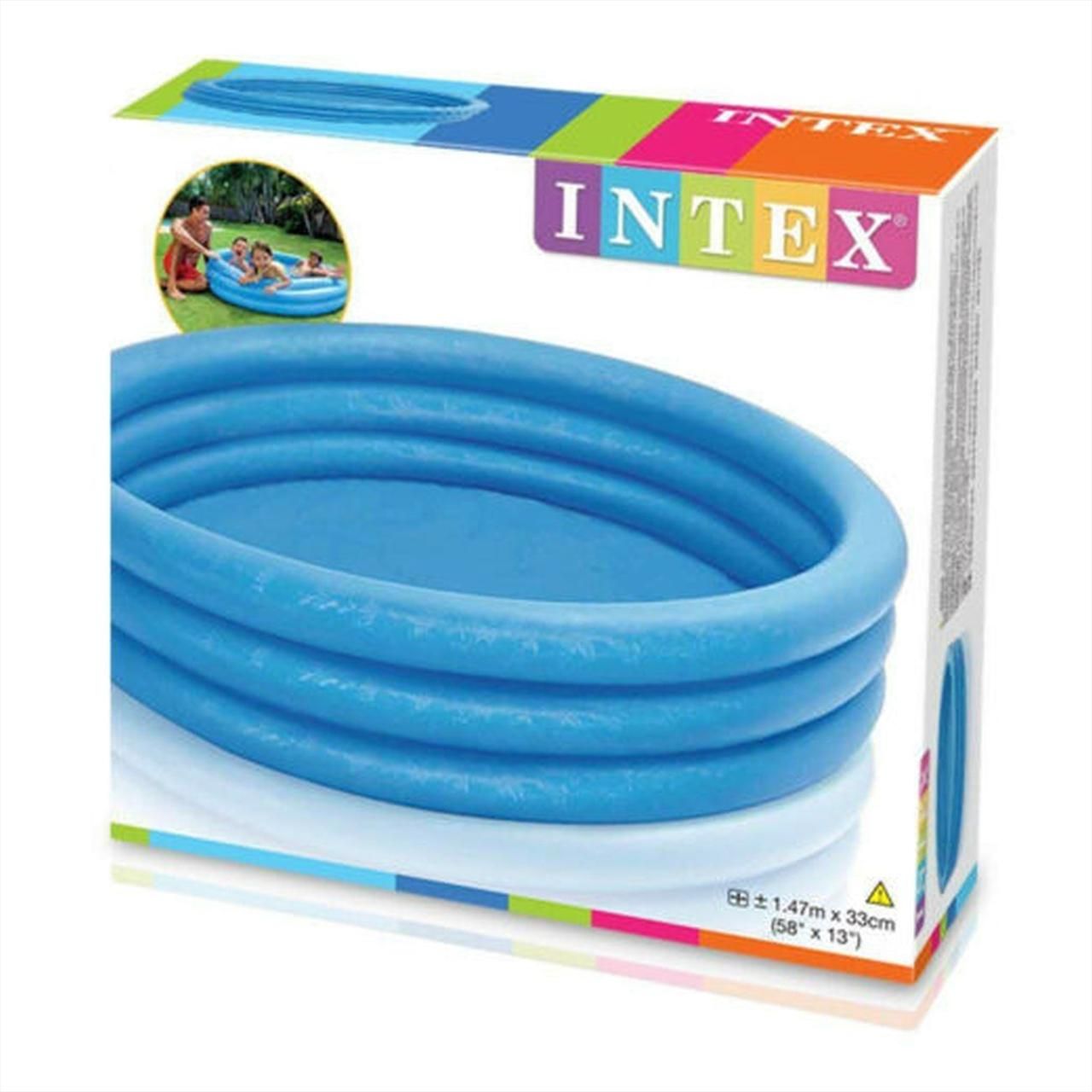 Intex Kristálykék felfújható medence 147x33 cm