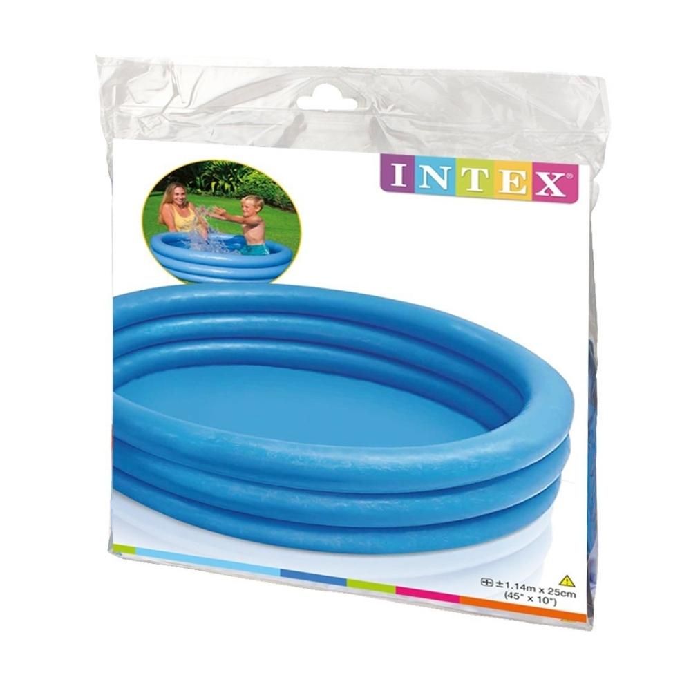Intex Kristálykék gyűrűs medence 114x25 cm