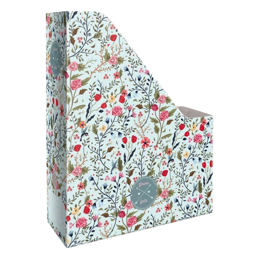 Irattartó papucs A4 - Kis Bagoly, Flower Field