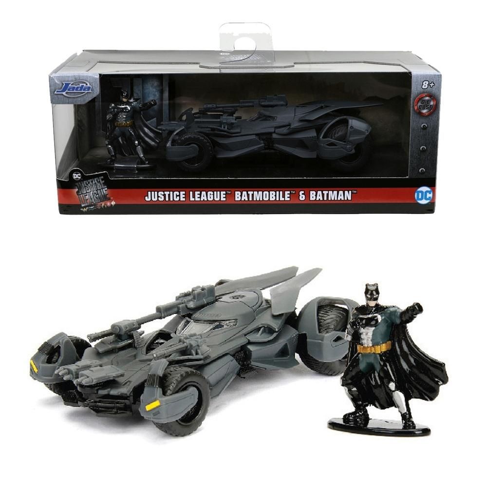 Jada Batman figura és Justice League Batmobile 1:32