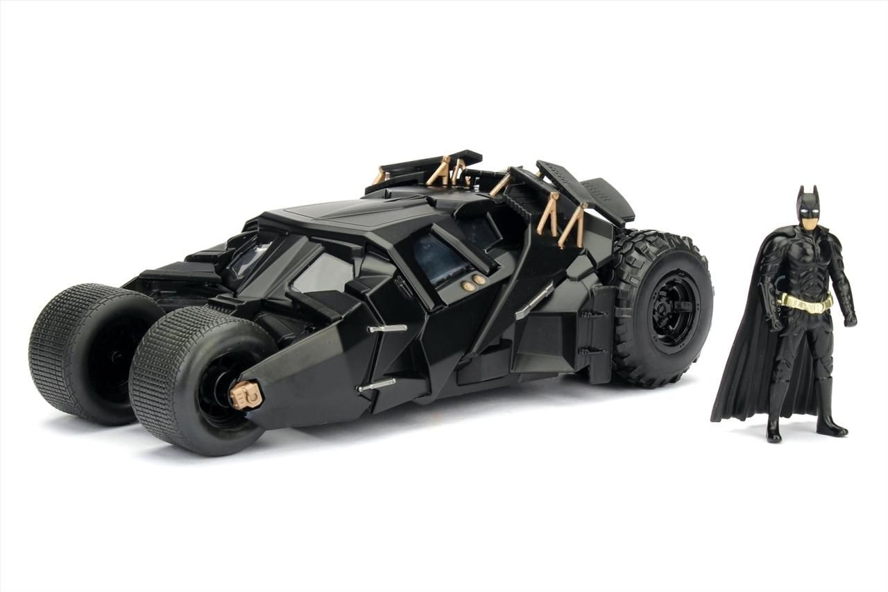 Jada Batman figura és The Dark Knight Batmobile 1:24