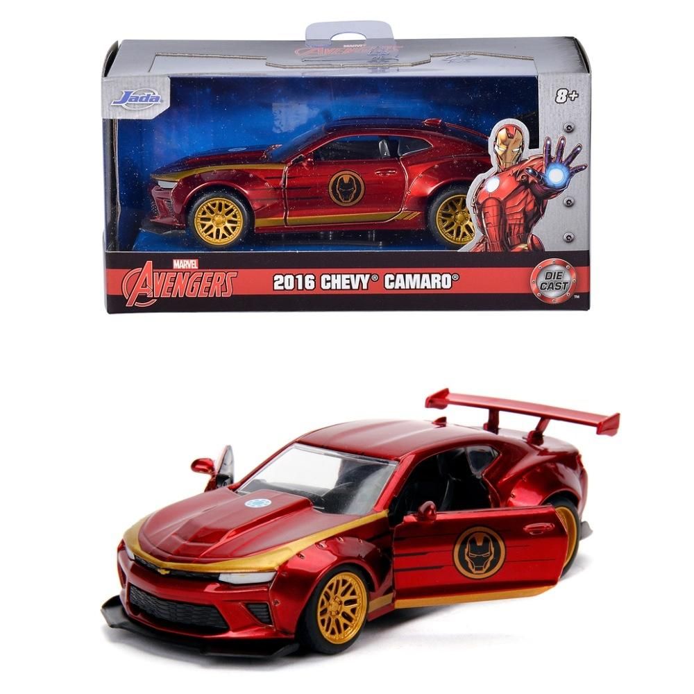 Jada Marvel Vasember 2016 Chevy Camaro 1:32 autómodell