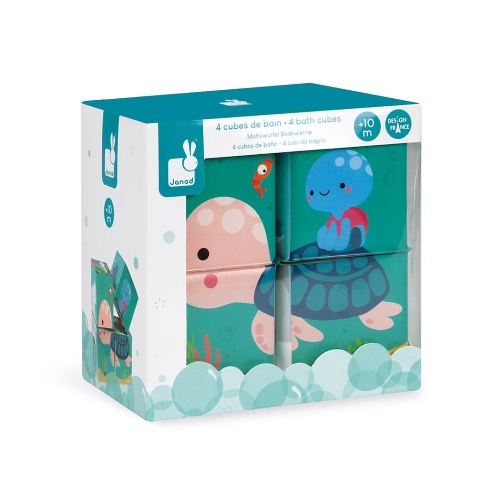 Janod Fürdőjáték 4 mesekocka