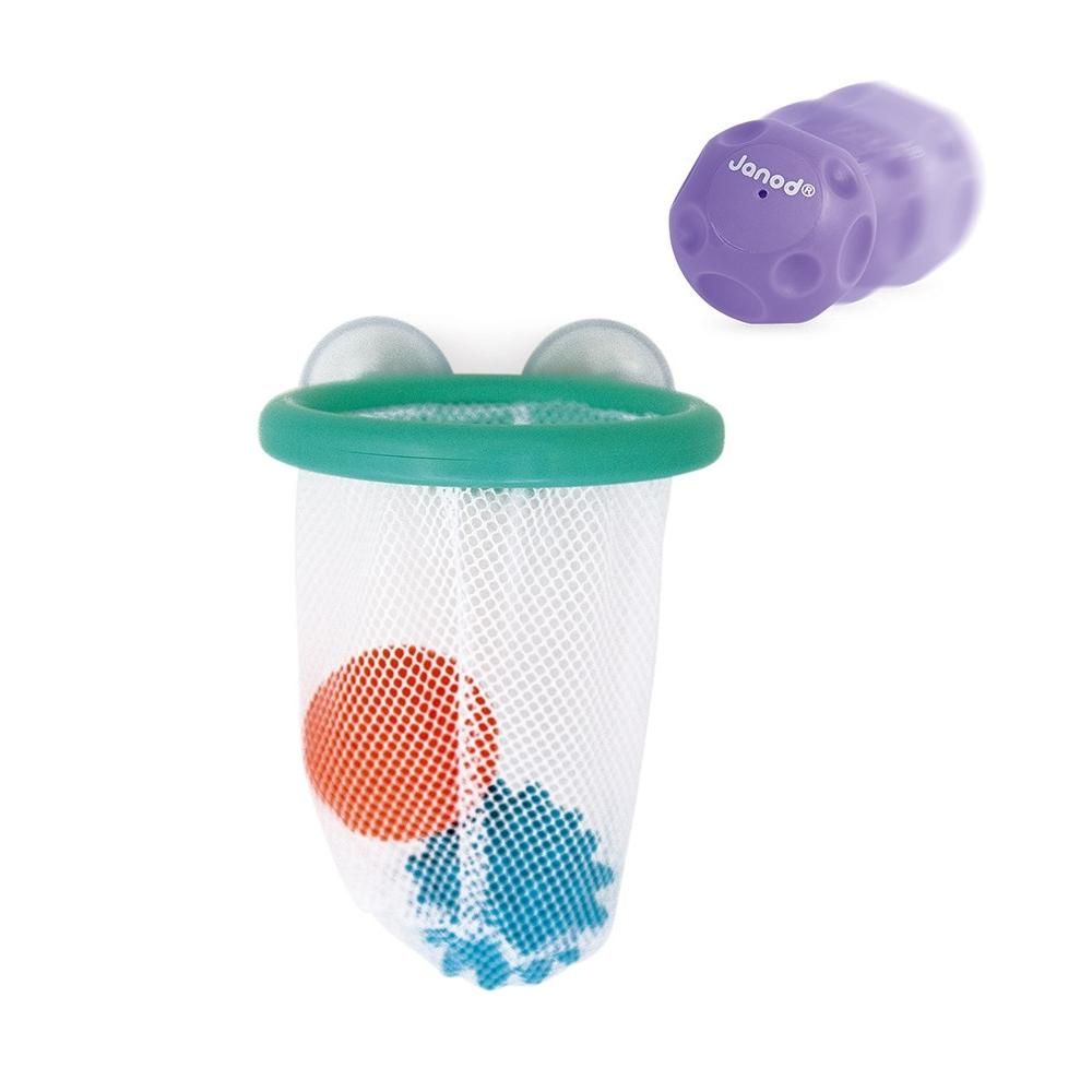 Janod Fürdőjáték érzékelő labdák hálóval