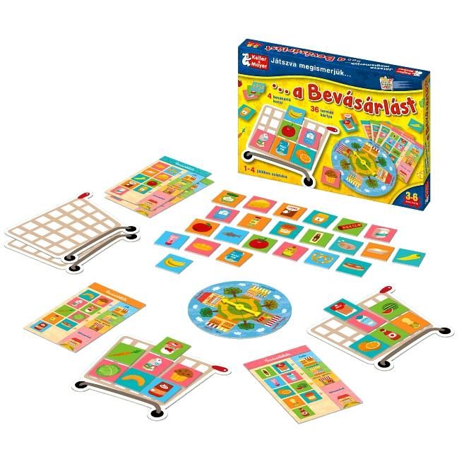 Játszva ismerjük meg a bevásárlást társasjáték
