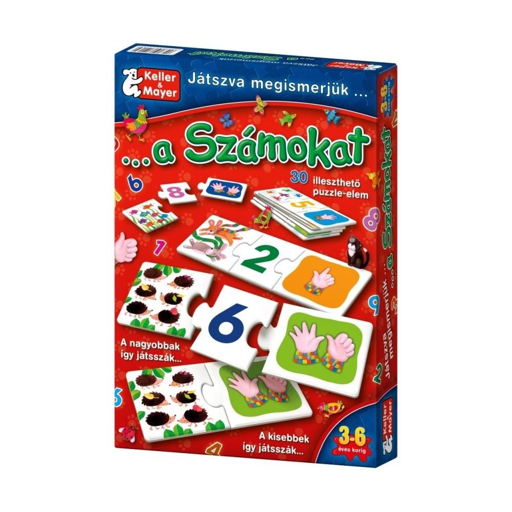 Játszva megismerjük a számokat társasjáték