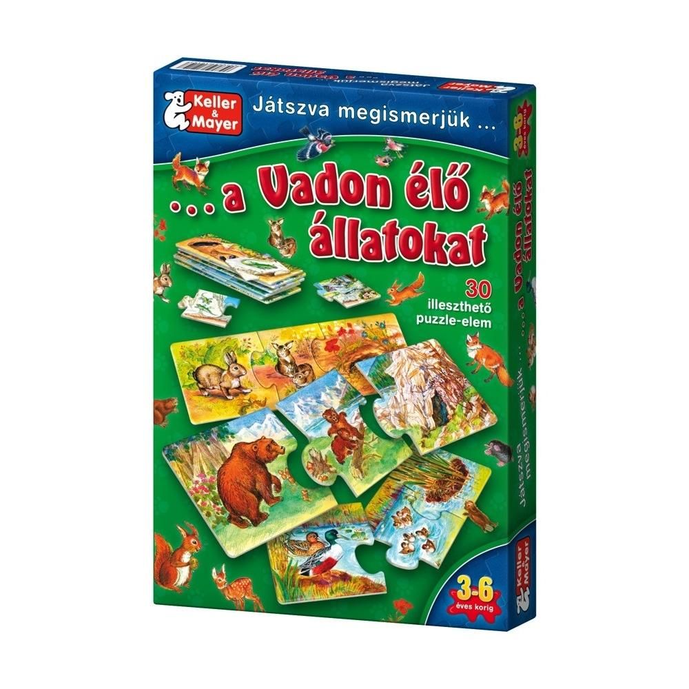 Játszva megismerjük a vadon élő állatokat társasjáték