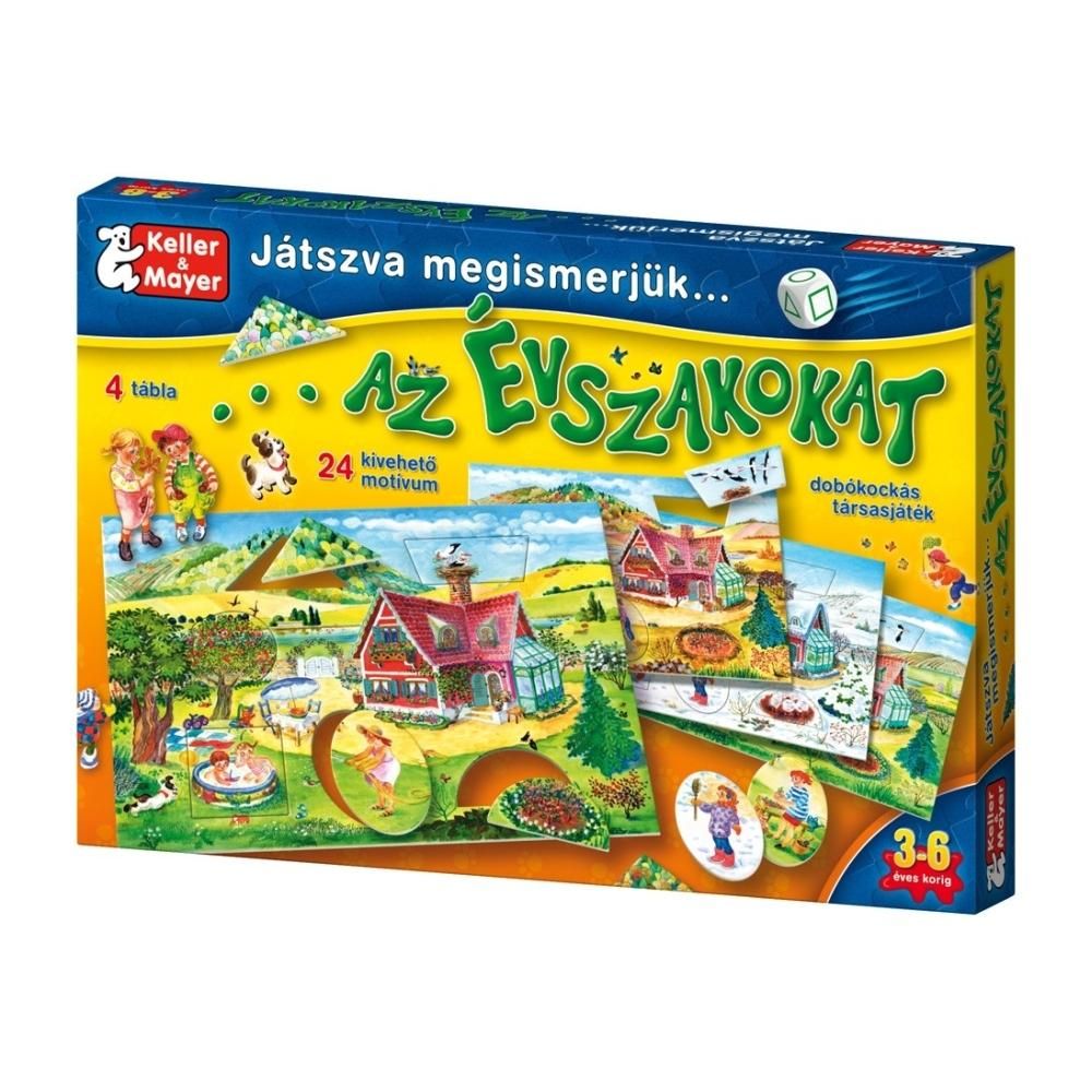 Játszva megismerjük az évszakokat társasjáték