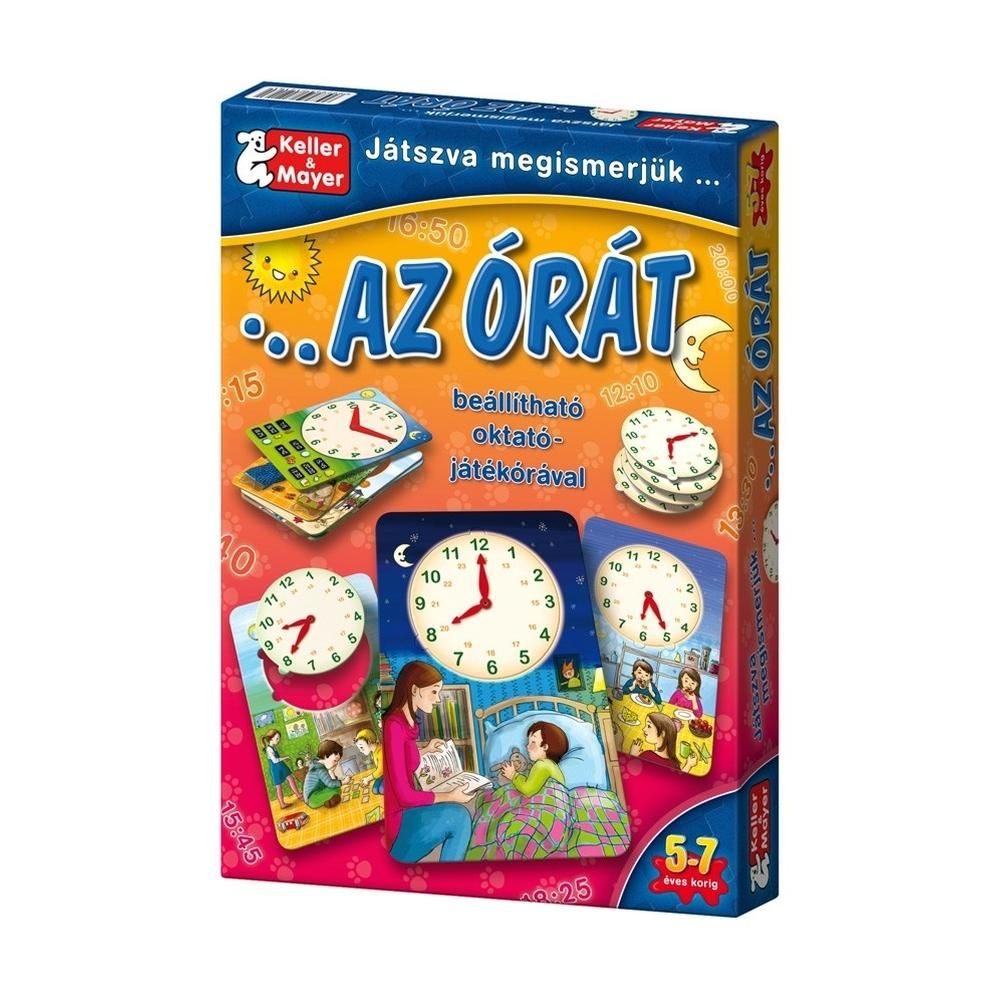 Játszva megismerjük az órát társasjáték