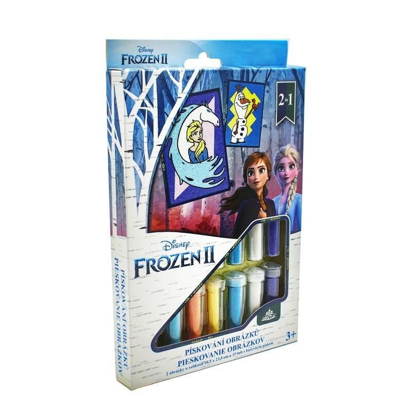 Jégvarázs 2 homokkép készítő szett - Elza és Anna