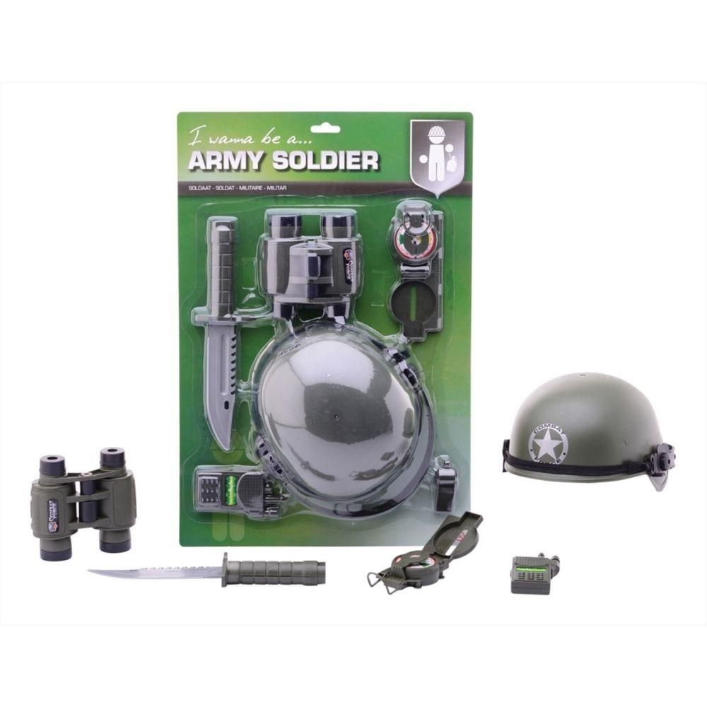 Johntoy Katonai szett lapon (csomagolás sérült)