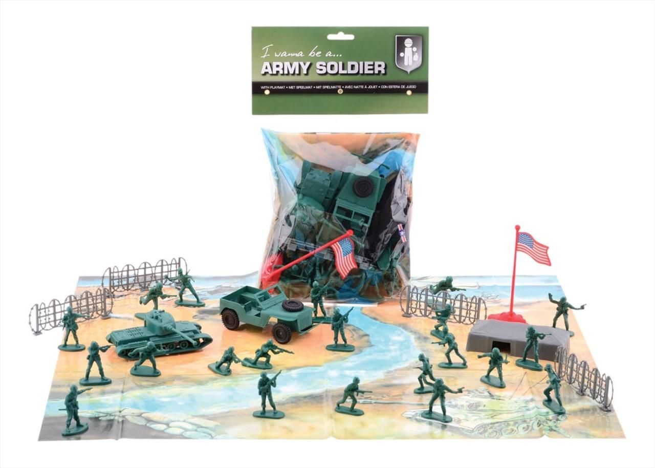 Johntoy Katonai szett zacskóban (3 féle)