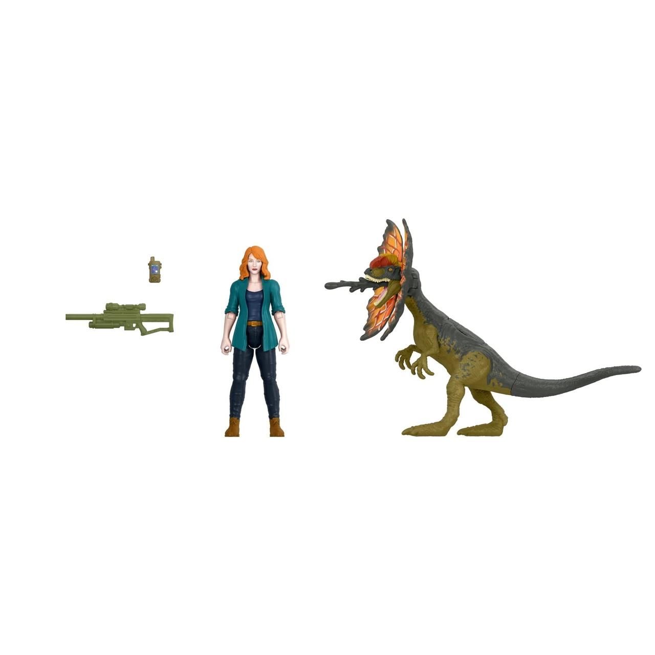 Jurassic World 3 Duo csomag - Claire és Dilophosaurus (HDX46/GWM28)
