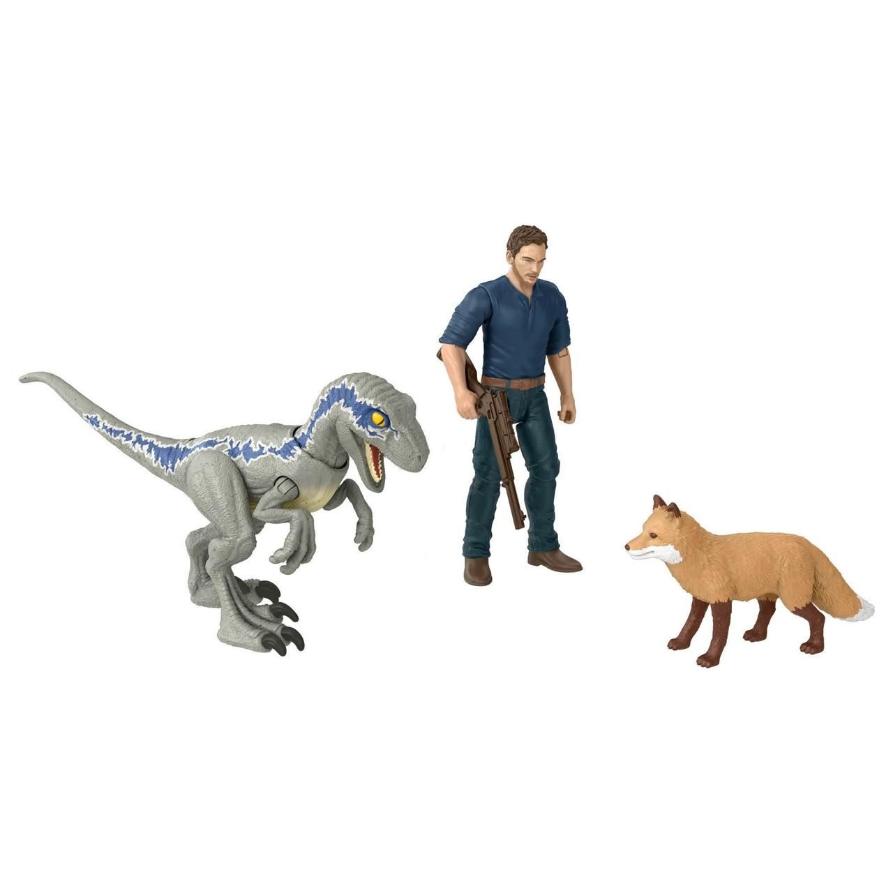 Jurassic World 3 duo csomag - Owen és Velociraptor Beta (HDX46/GWM26)